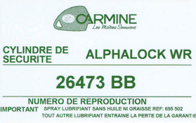 carte identité alpha wr