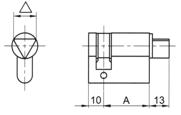 Schema Demi-cylindre