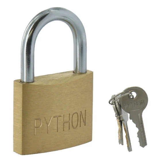 Aperçu cadenas python avec deux clés